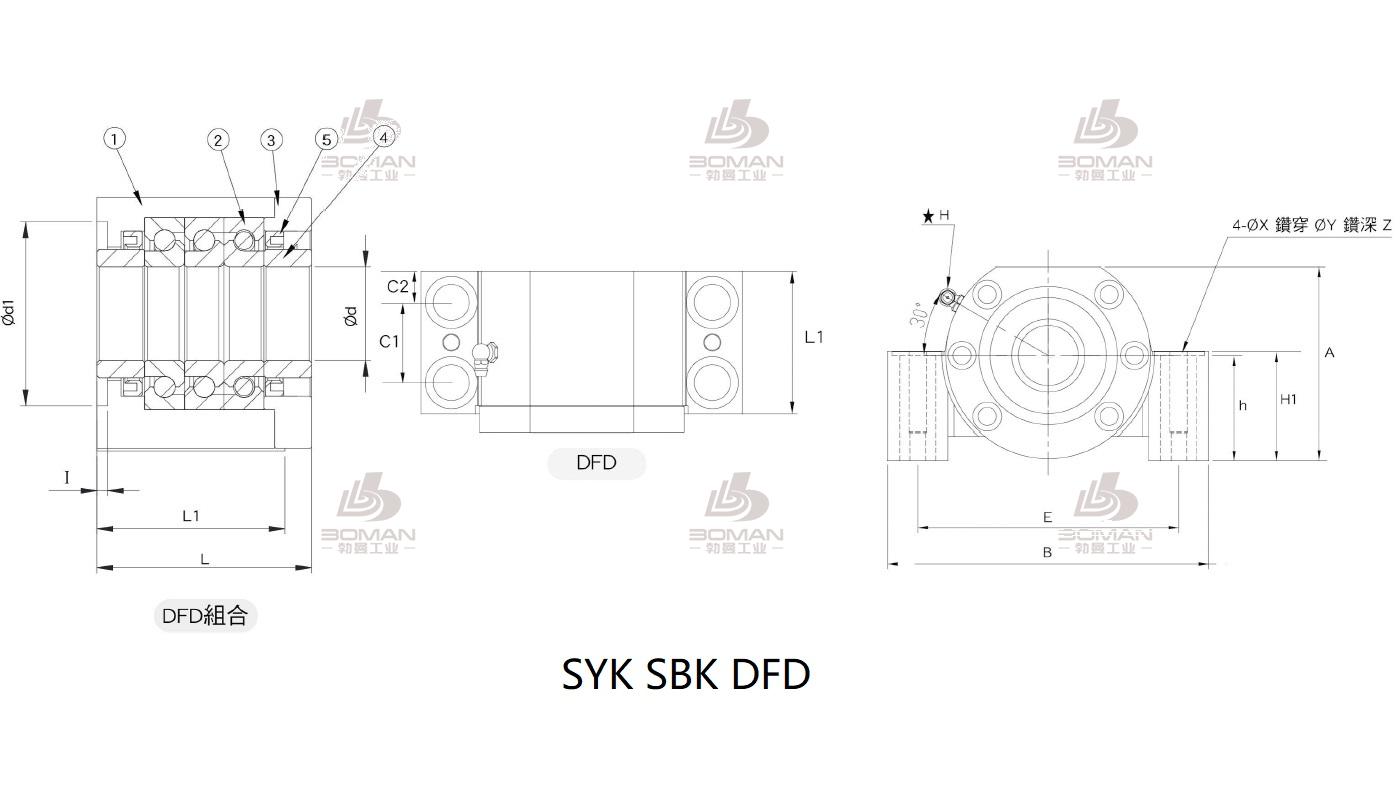 SYK MBA/12-A syk品牌丝杆支撑座生产厂家